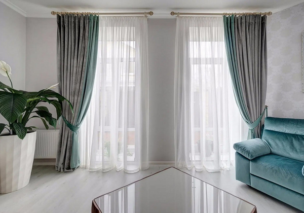 Как шторы улучшают общий вид интерьера